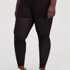 Torrid Black Leopard Women's Leggings